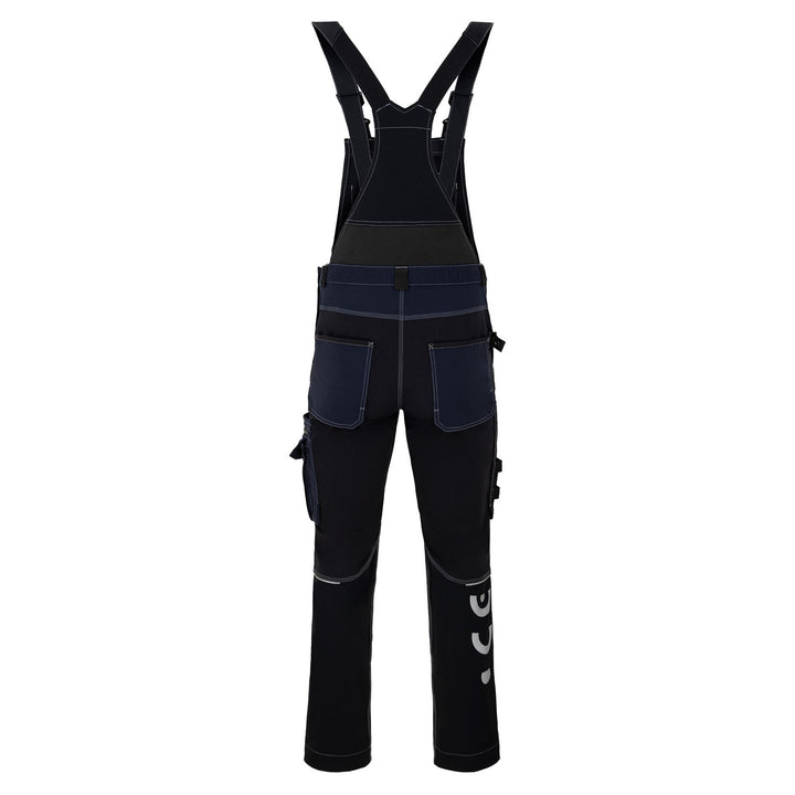 Macacão de trabalho Avacore Avaflex com bolsos, elástico, Cordura, preto/azul marinho, tamanho 58
