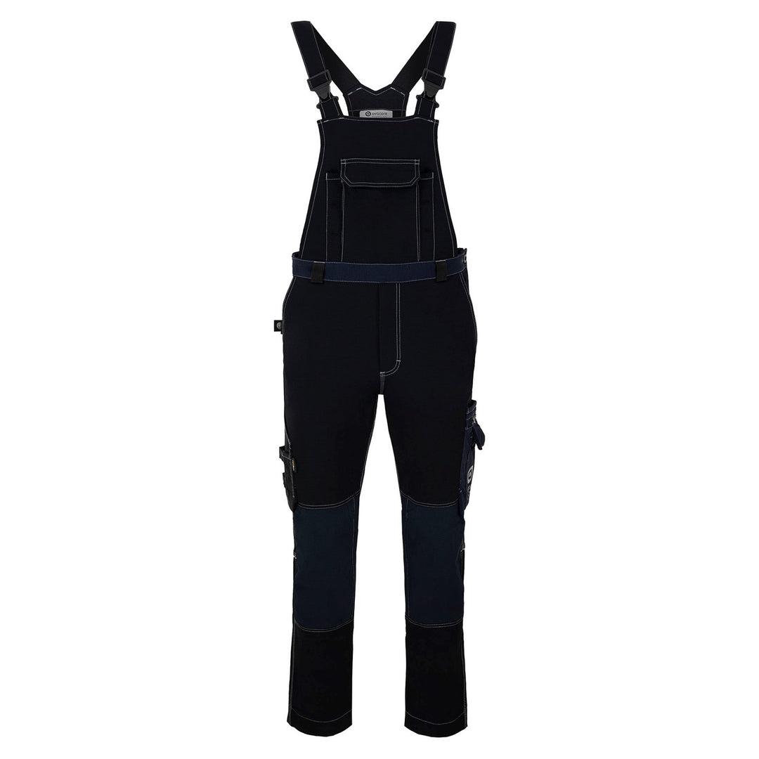 Macacão de trabalho Avacore Avaflex com bolsos, elástico, Cordura, preto/azul marinho, tamanho 58
