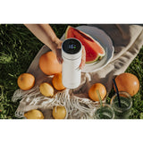 Termo Adler, pantalla táctil LED, capacidad 473 ml, color blanco, AD 4506