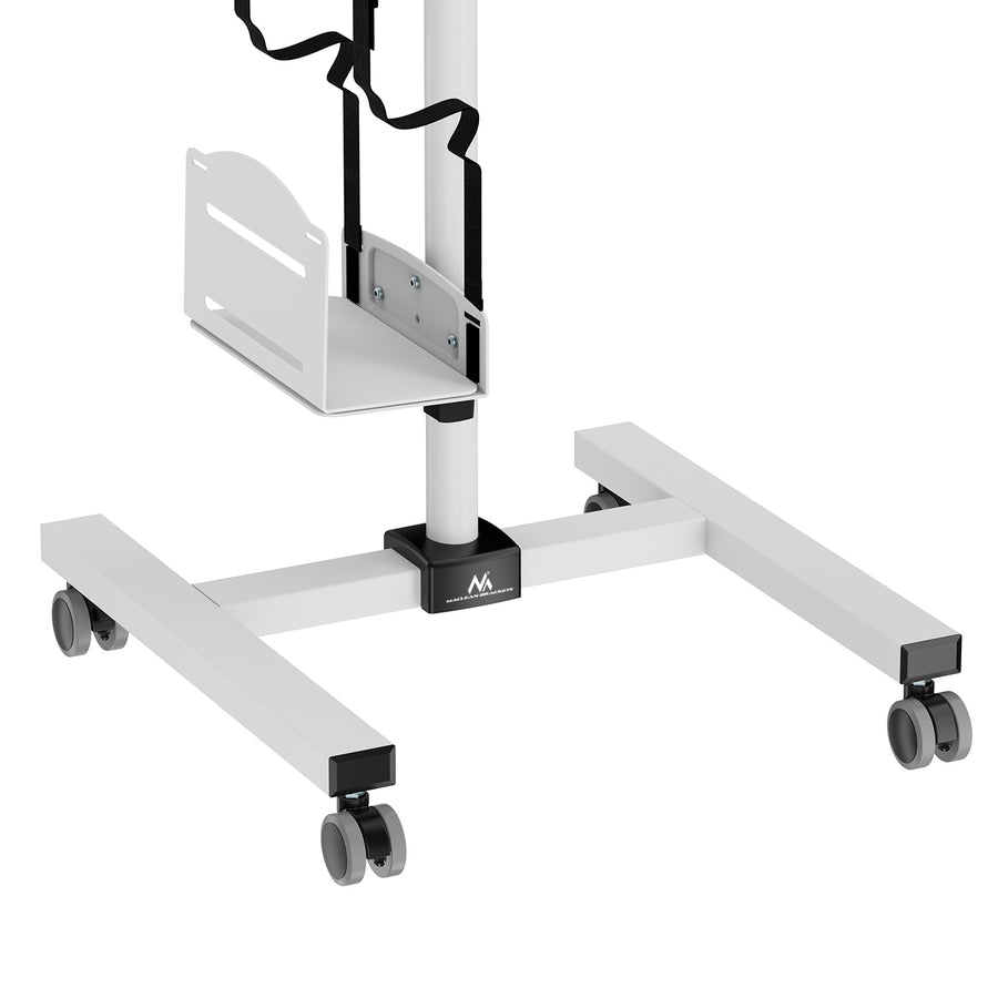 Maclean MC-793 Carro de Soporte Profesional, Estación de Trabajo Informática Móvil sobre Ruedas, máx. 17"-32", máx. 20kg