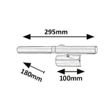 Rabalux Aplique para luz de cuadro, 2xG9, Cromo satinado, Luz de cuadro