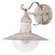 Rabalux Oslo Aplique de Exterior, IP44, E27, max 60W, Color Blanco Envejecido