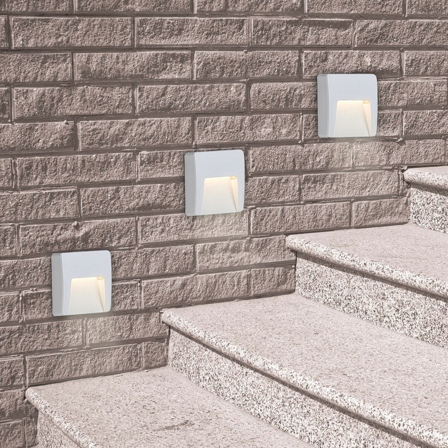 Rabalux Aplique de exterior, IP65, LED 3W, Color blanco, Trento