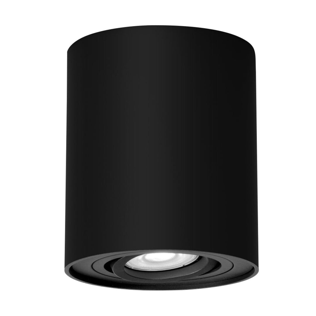 Candeeiro de teto Rabalux Kobald, montagem à superfície, GU10, IP20, preto
