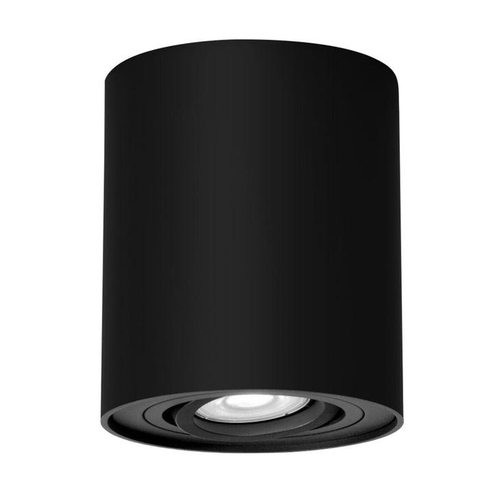 Candeeiro de teto Rabalux Kobald, montagem à superfície, GU10, IP20, preto