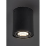 Candeeiro de teto Rabalux Kobald, montagem à superfície, GU10, IP20, preto