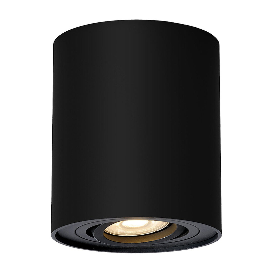 Candeeiro de teto Rabalux Kobald, montagem à superfície, GU10, IP20, preto