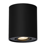 Candeeiro de teto Rabalux Kobald, montagem à superfície, GU10, IP20, preto