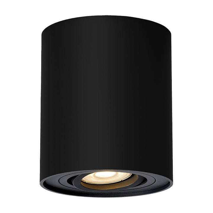 Candeeiro de teto Rabalux Kobald, montagem à superfície, GU10, IP20, preto