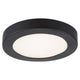 Luminária de superfície Rabalux Coco, luminária de teto, LED 3W, IP44, preta