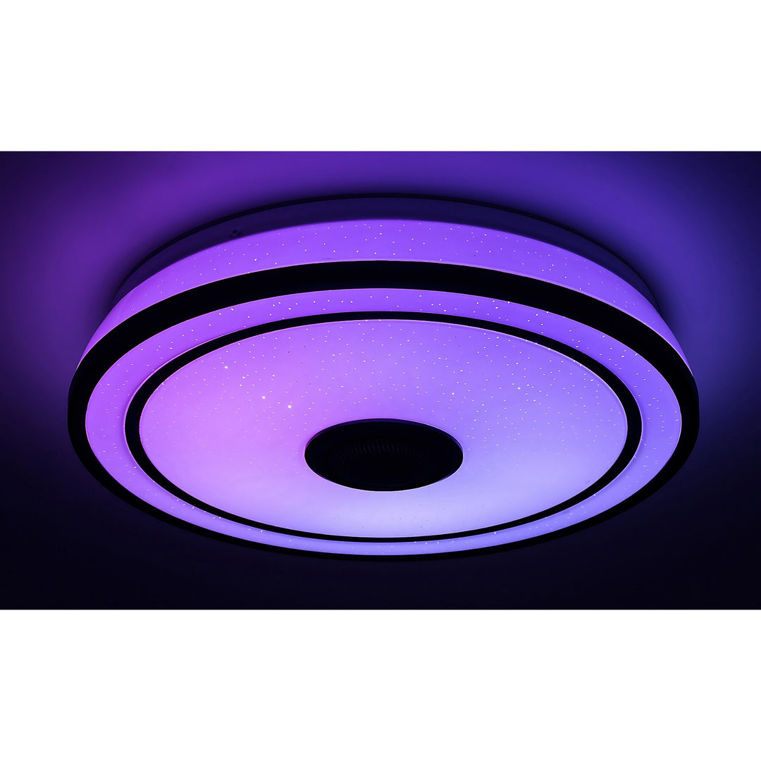 Candeeiro de Teto Rabalux, LED 24W, RGB, Bluetooth, Temporizador, Modelo Nikolaus