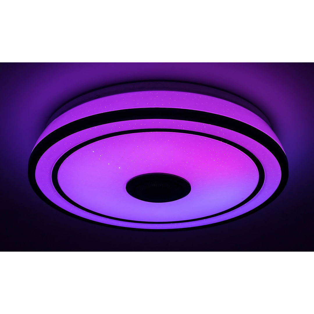 Candeeiro de Teto Rabalux, LED 24W, RGB, Bluetooth, Temporizador, Modelo Nikolaus