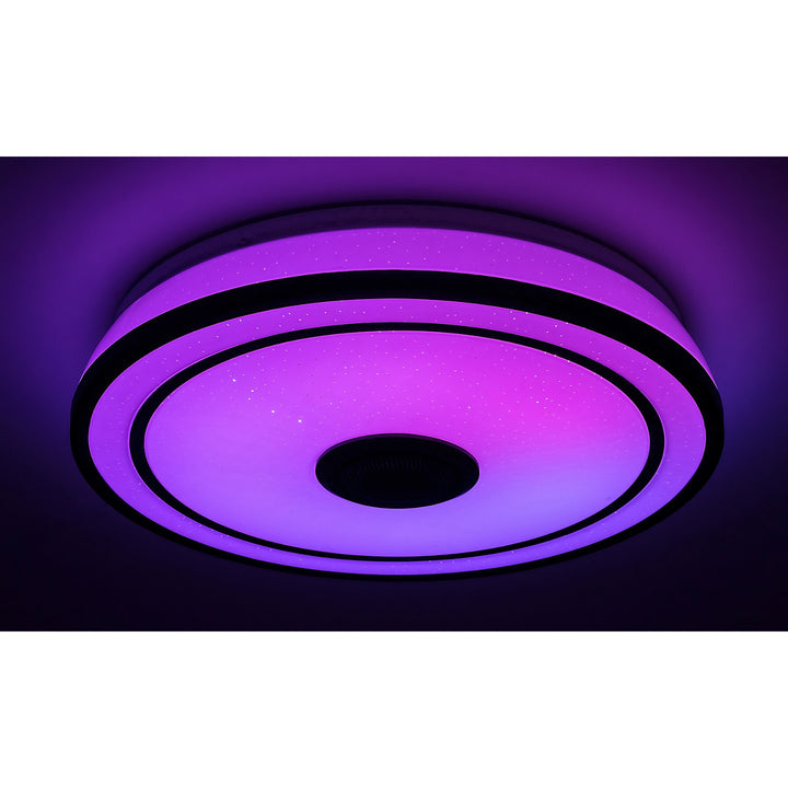 Candeeiro de Teto Rabalux, LED 24W, RGB, Bluetooth, Temporizador, Modelo Nikolaus