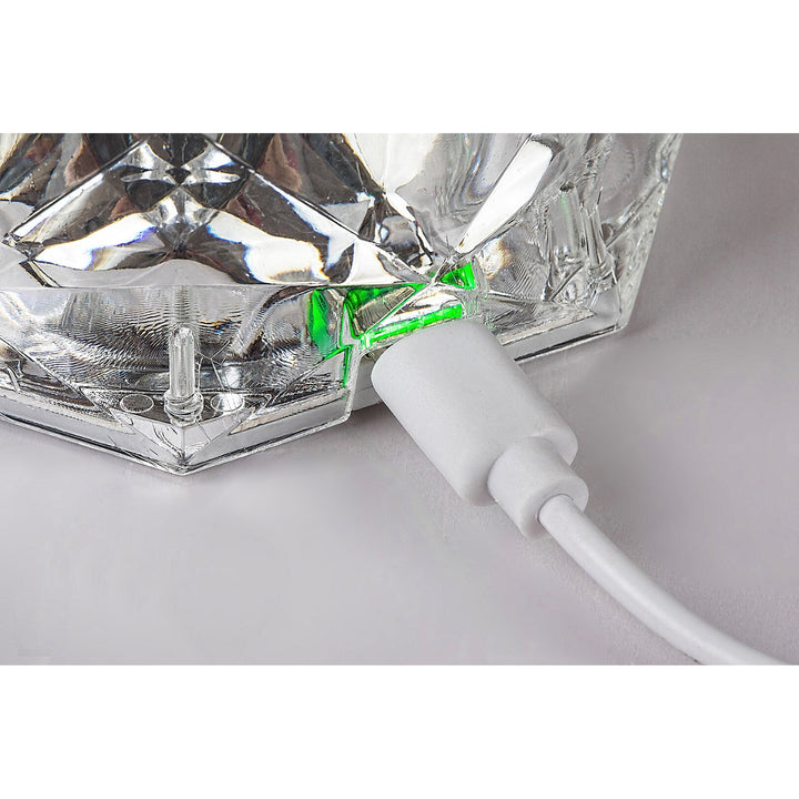 Candeeiro Decorativo Rabaux, Ambiente, Candeeiro Cristal, LED 1,5W, RGB, Siggy