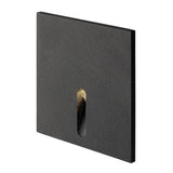 Candeeiro de escadas Rabalux, LED 3W, branco quente, preto, Boven
