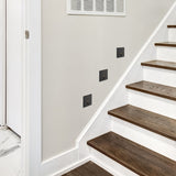Candeeiro de escadas Rabalux, LED 3W, branco quente, preto, Boven