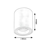 Rabalux Luminaria de techo, Casquillo GU10, 25 W máx., Clor blanco, Kobald