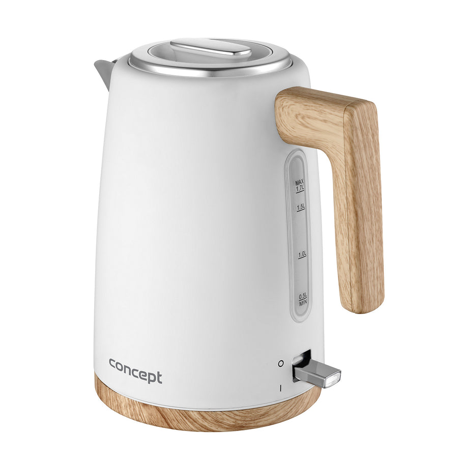 Chaleira Elétrica Concept, 2200 W, 1,7 L, Branca, RK3315