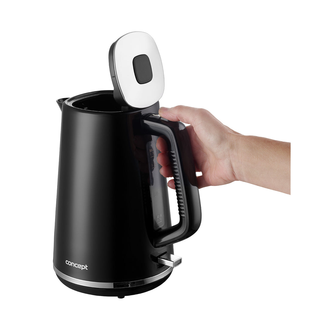 Chaleira Elétrica Concept, 2200 W, 1,7 L, Preta, RK2375