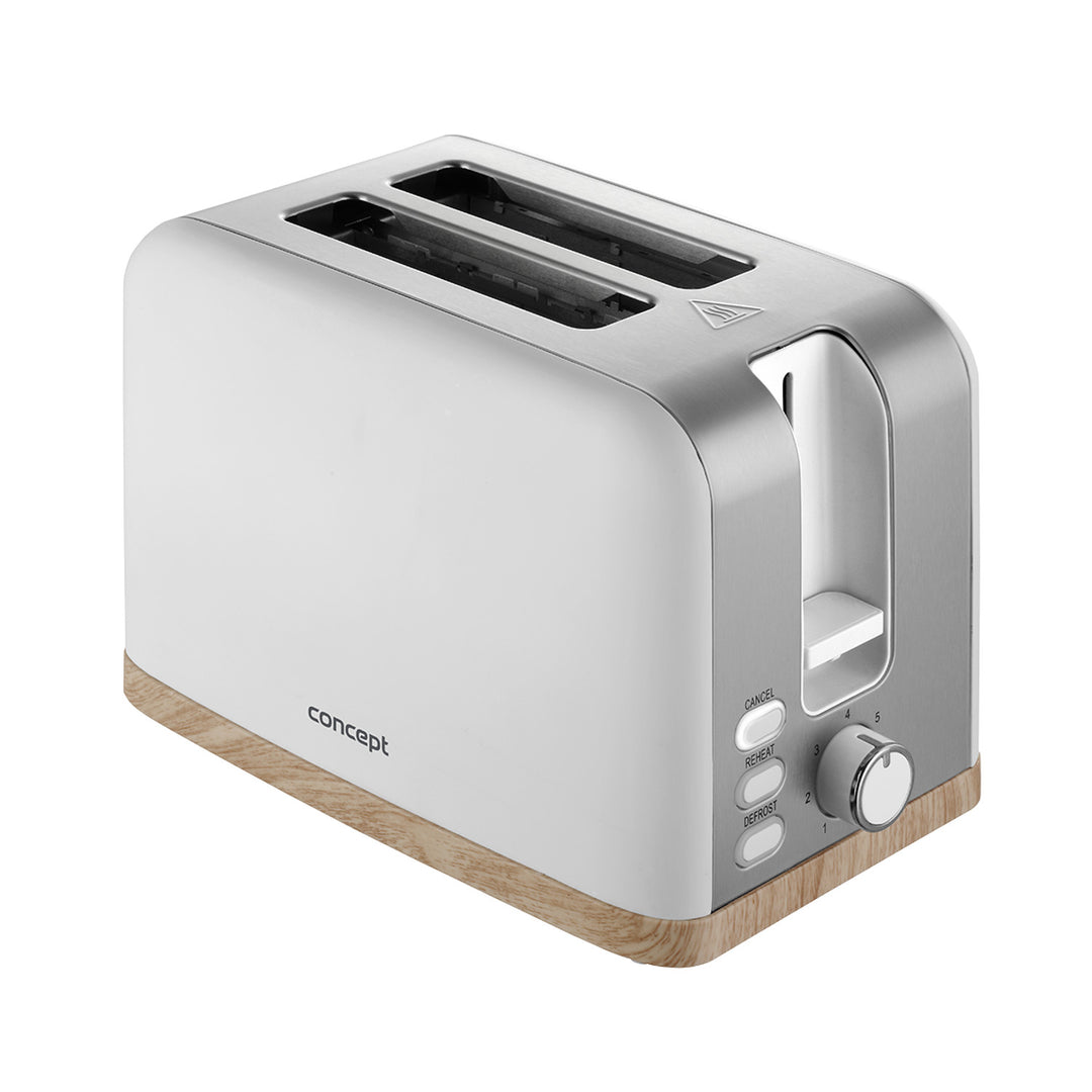 Torradeira Elétrica Concept, 930 W, 7 níveis de tostagem, Branca, TE2015
