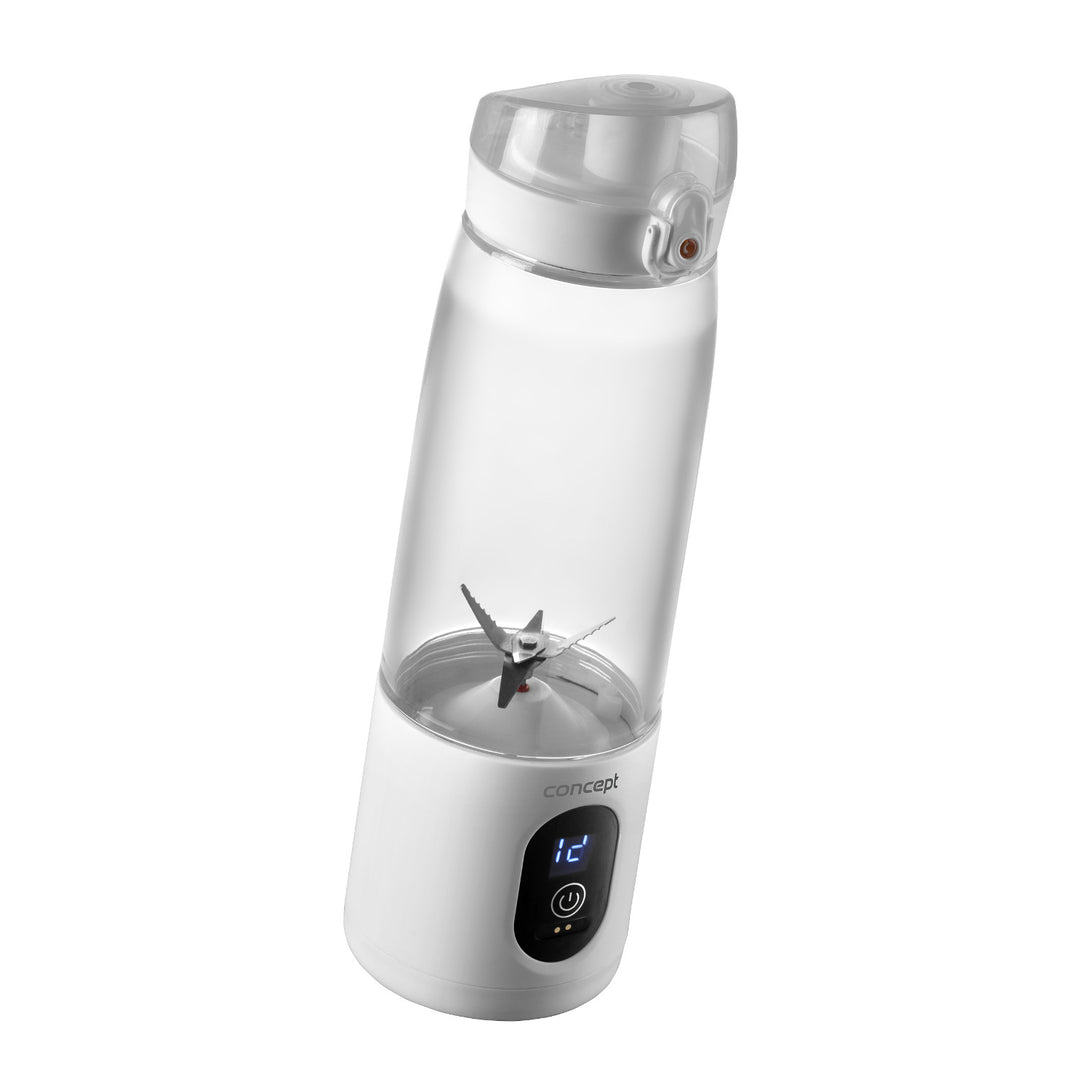 Liquidificador Pessoal Concept, 600 ml, Bateria de Iões de Lítio Recarregável, Branco, FitMaker SM4000