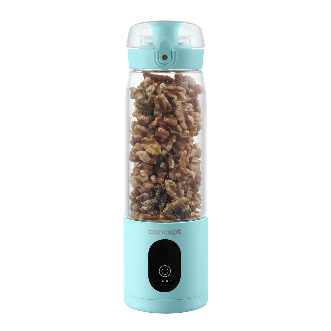 Concept Liquidificador Pessoal, 600 ml, Recarregável, Ião de Lítio, Azul, FitMaker SM4002