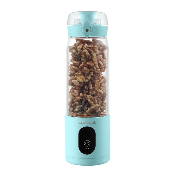 Concept Liquidificador Pessoal, 600 ml, Recarregável, Ião de Lítio, Azul, FitMaker SM4002
