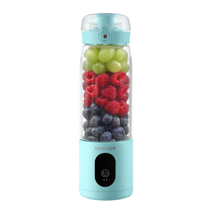 Concept Liquidificador Pessoal, 600 ml, Recarregável, Ião de Lítio, Azul, FitMaker SM4002