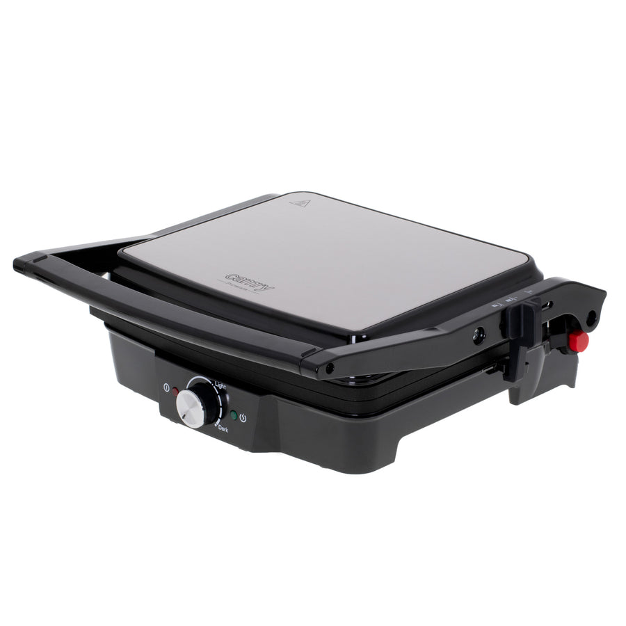 Parrilla eléctrica Camry, superficie grande de 28 x 23 cm, regulación de temperatura, potencia máxima de 2500 W, CR 3053