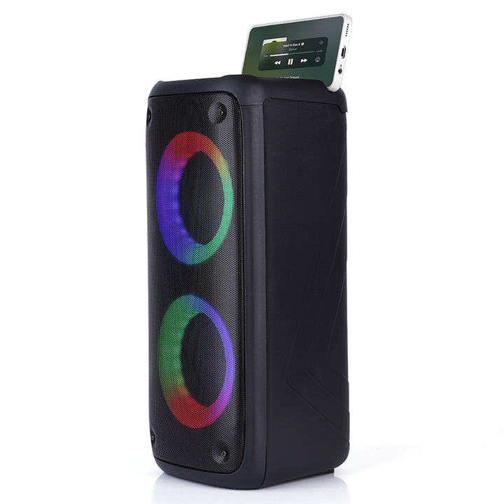 Coluna de som portátil Media-Tech, karaoke, Bluetooth 5.0, 1000 W, MT3181