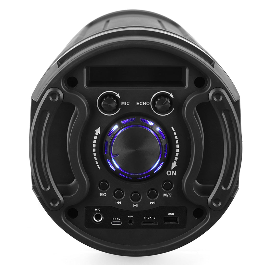 Coluna de som portátil Media-Tech, karaoke, Bluetooth 5.0, 1400 W, MT3182