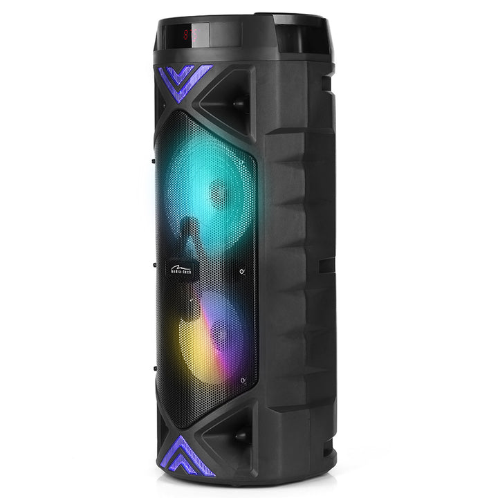 Coluna de som portátil Media-Tech, karaoke, Bluetooth 5.0, 1400 W, MT3182