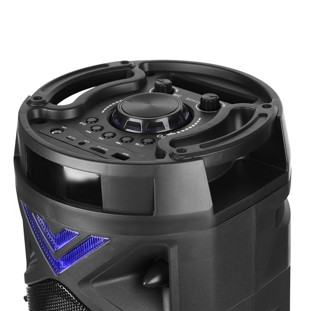 Coluna de som portátil Media-Tech, karaoke, Bluetooth 5.0, 1400 W, MT3182