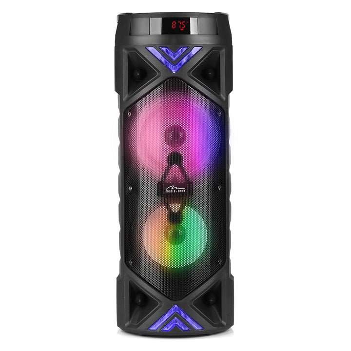 Coluna de som portátil Media-Tech, karaoke, Bluetooth 5.0, 1400 W, MT3182