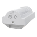 Detetor de movimento infravermelho PIR externo Maclean MCE385 W, imune a animais de estimação, máx. 1200 W, IP65, pacote de 4