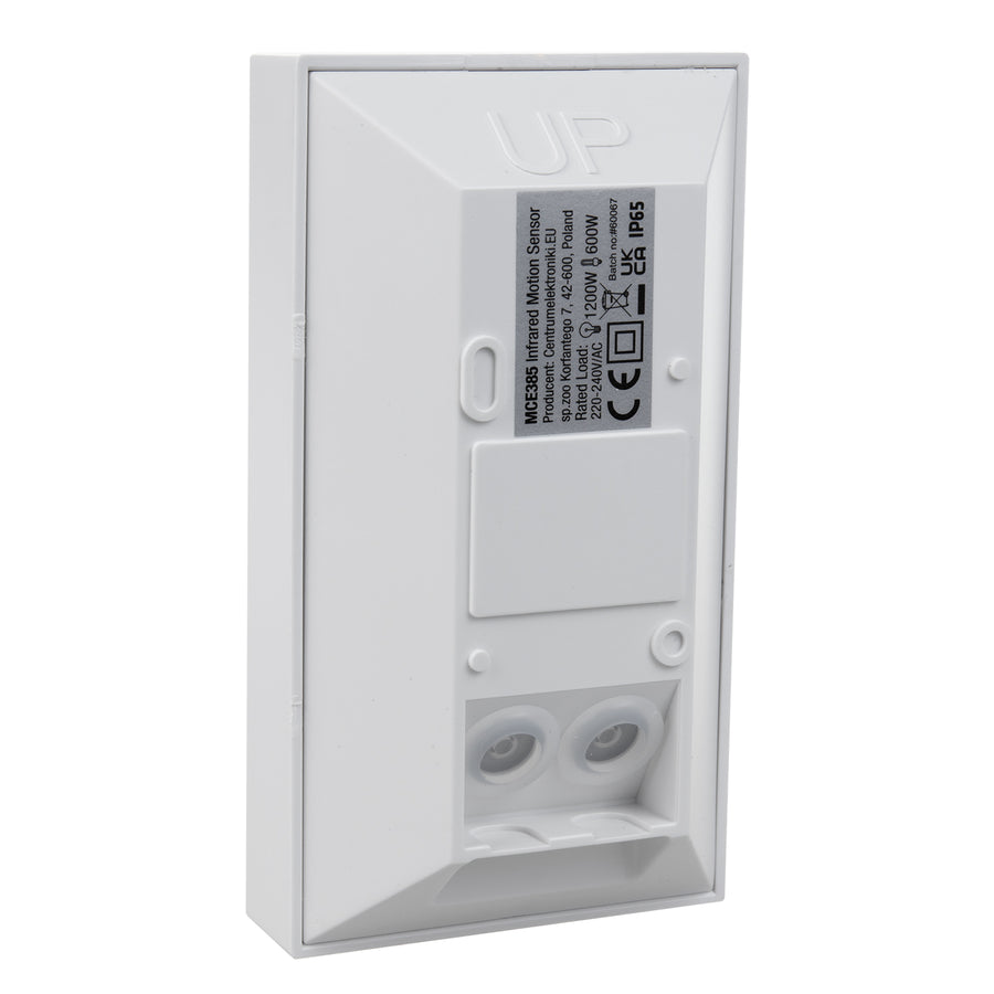 Detetor de movimento infravermelho PIR externo Maclean MCE385 W, imune a animais de estimação, máx. 1200 W, IP65, pacote de 4