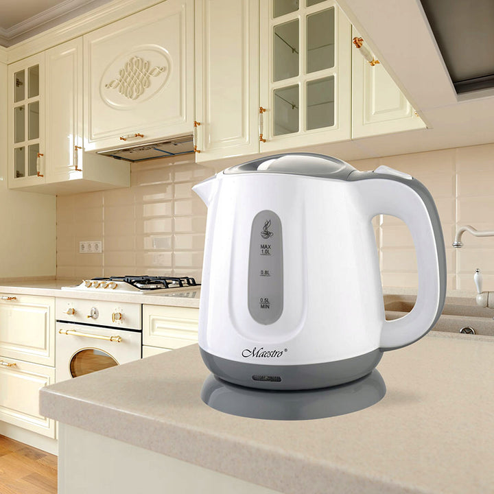 Chaleira Elétrica Maestro, 1100 W, 1 L, Cinzento, MR-013