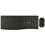 Conjunto de teclado e rato Tracer, sem fios, sensor ótico, teclado de membrana, BARTIX II RF NANO