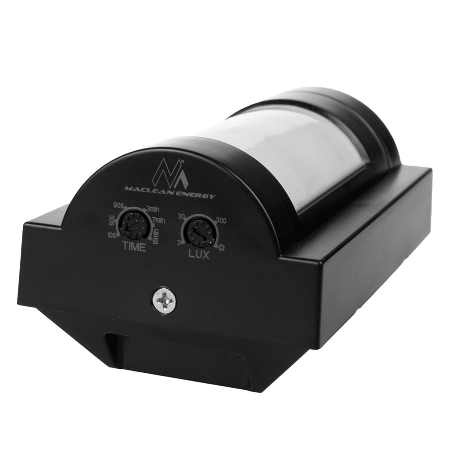 Maclean MCE385 B Detector de movimiento infrarrojo PIR para exteriores, inmune a mascotas, máx.1200W, IP65, 4 piezas