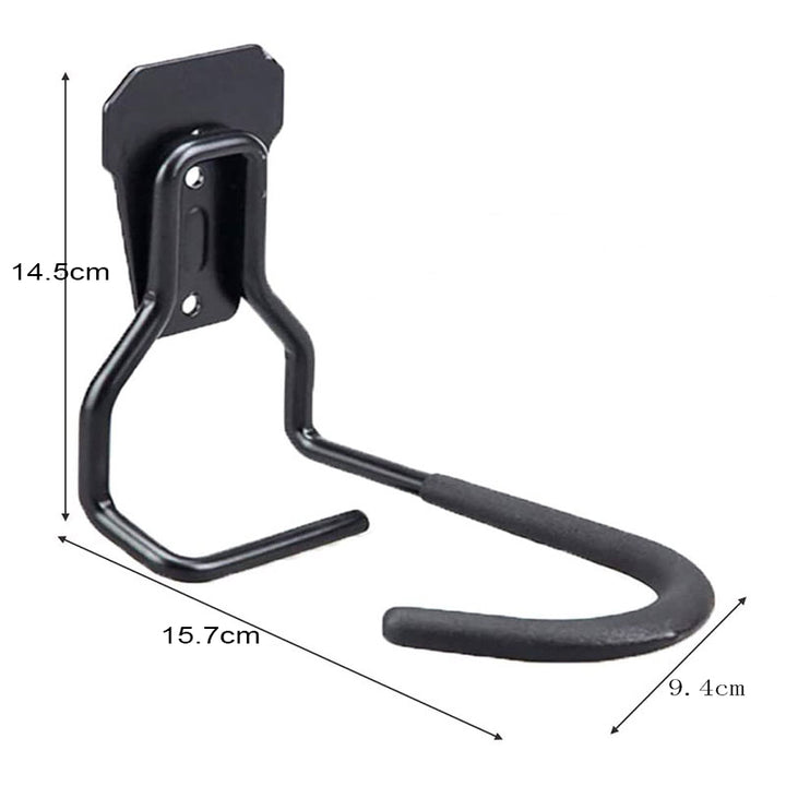 Maclean Soporte de pared para bicicletas, vertical, acero, carga máx. 20 kg, MC-433, 2 piezas