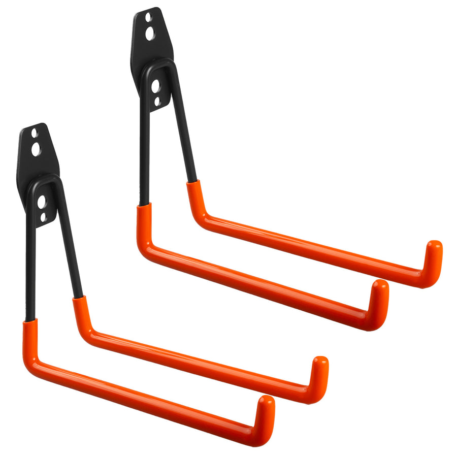 Soporte de pared para garaje Maclean, para neumáticos, herramientas de jardín, escalera, mangueras, bicicleta, carga máx. 25 kg, MC-444, 2 uds.