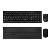 Teclado + ratón inalámbricos COMBO NanoRS, RS580 + alfombrilla de ratón
