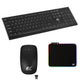 Teclado + ratón inalámbricos COMBO NanoRS, RS580 + alfombrilla de ratón