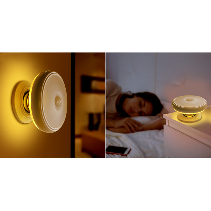Lámpara LED con sensor de movimiento Maclean, imán, retroiluminación, modos de luz: continuo, sensor PIR, 3xAA, MCE223, 2 unidades