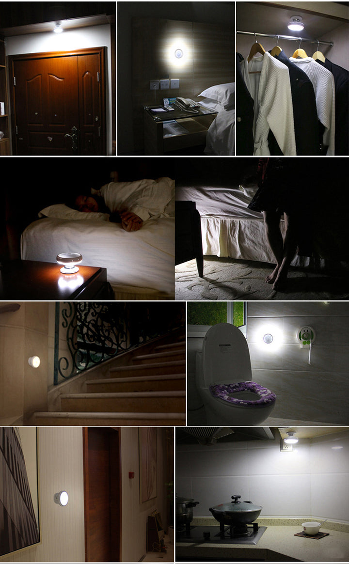 Lámpara LED con sensor de movimiento Maclean, imán, retroiluminación, modos de luz: continuo, sensor PIR, 3xAA, MCE223, 2 unidades