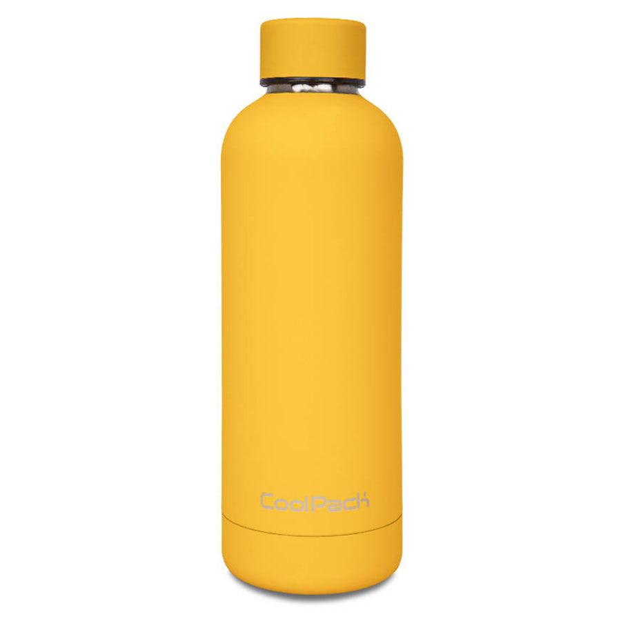 Garrafa Térmica Coolpack, 500ml, Aço Inoxidável, Amarela, Bonet Z23005