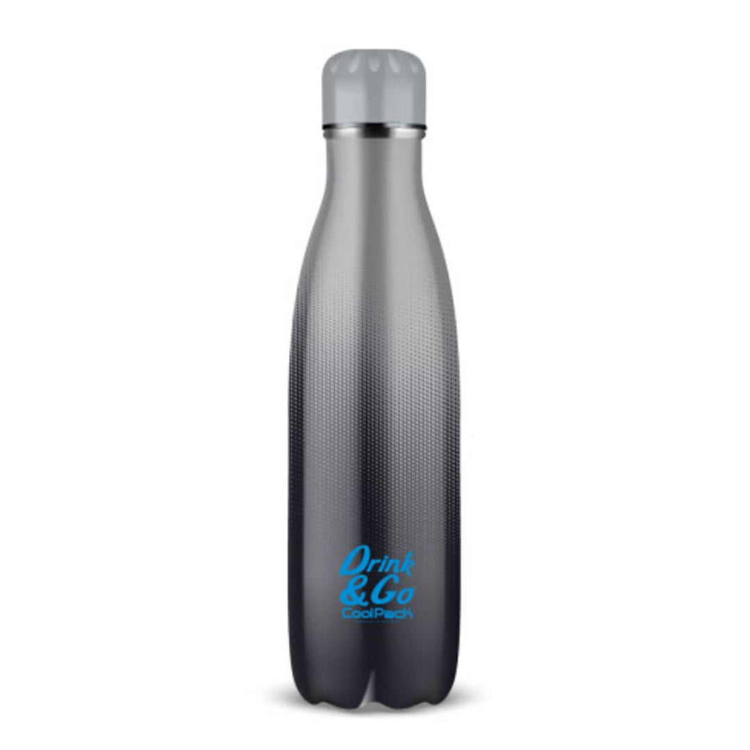 Coolpack Botella térmica, 0,5L, Acero inoxidable, Color gris, Drink &amp; Go Z04511