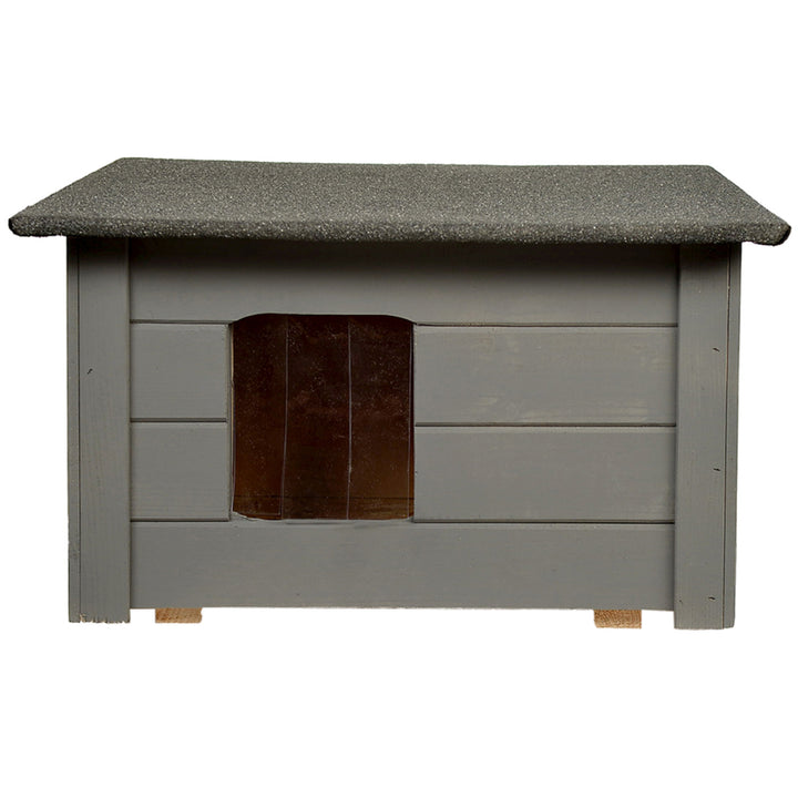 Casa Isolada Woodok para Cães e Gatos, Cinza Abeto