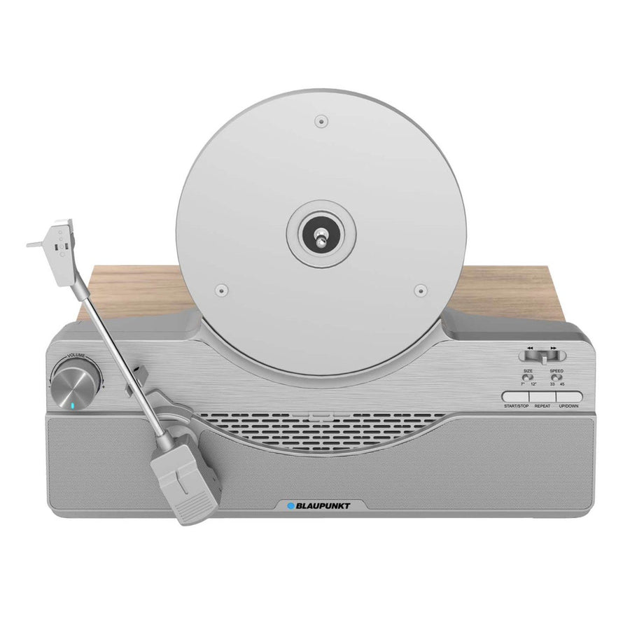 Blaupunkt Giradiscos Vertical, Bluetooth, 2x5W RMS, plata, VT100SL