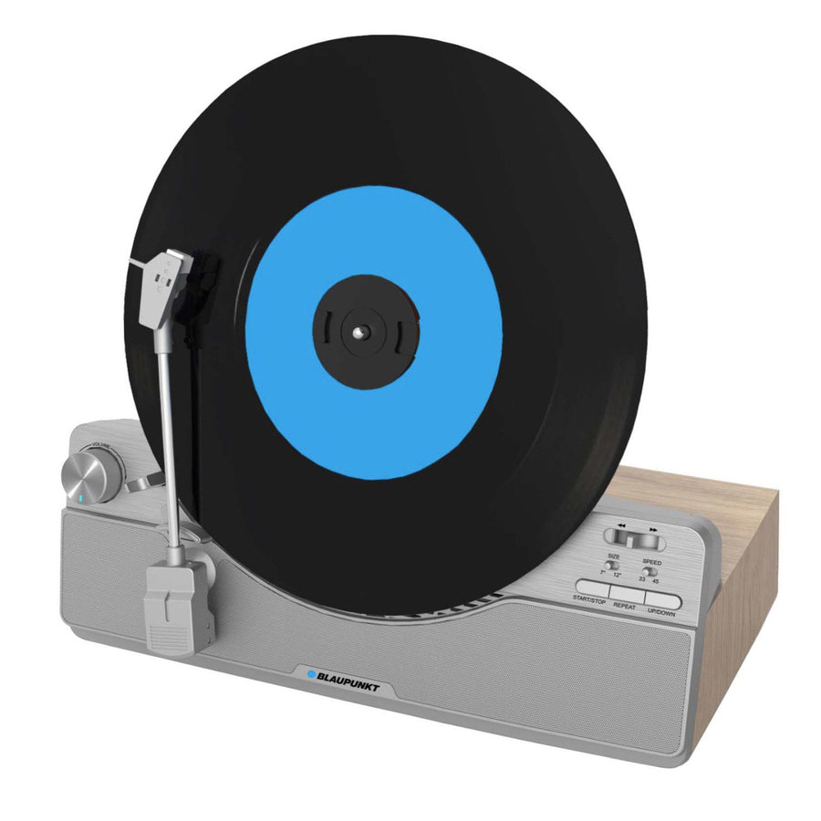 Blaupunkt Giradiscos Vertical, Bluetooth, 2x5W RMS, plata, VT100SL